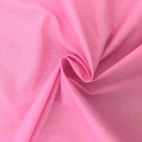100% Cotton Fabric Baby Pink